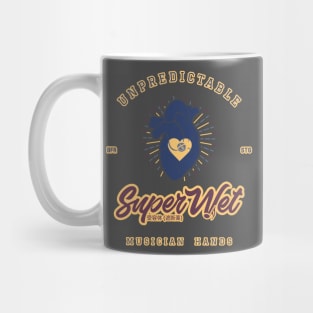 Unpredictable musician  hands, stage fright βB (Clean Style) Mug